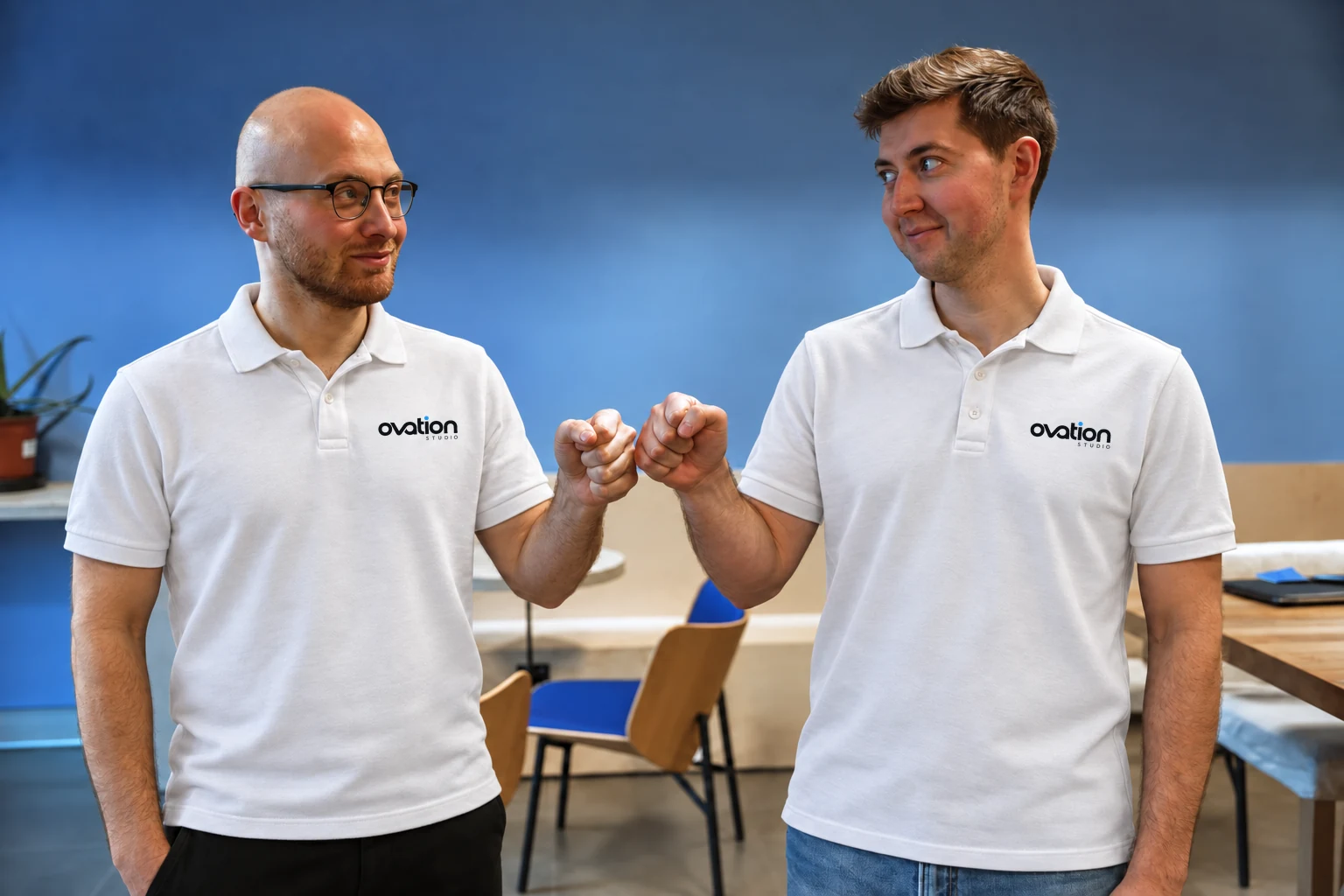 Mario et Théo, fondateurs d’Ovation Studio